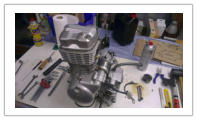 Motor fertig zum Einbau 