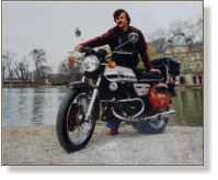 RD 250 mit meinem Vater 